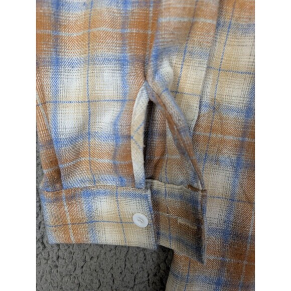 Princess Polly Plaid Oversized Flannel Button-up Shirt Shacket Size S/M - Picture 2 of 10
